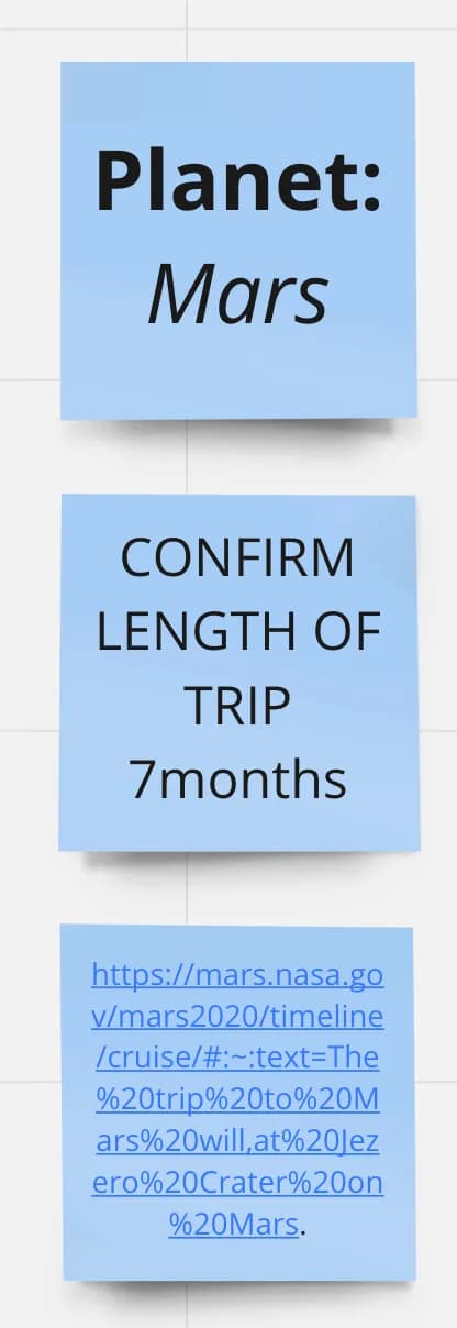 Length of Trip to Mars